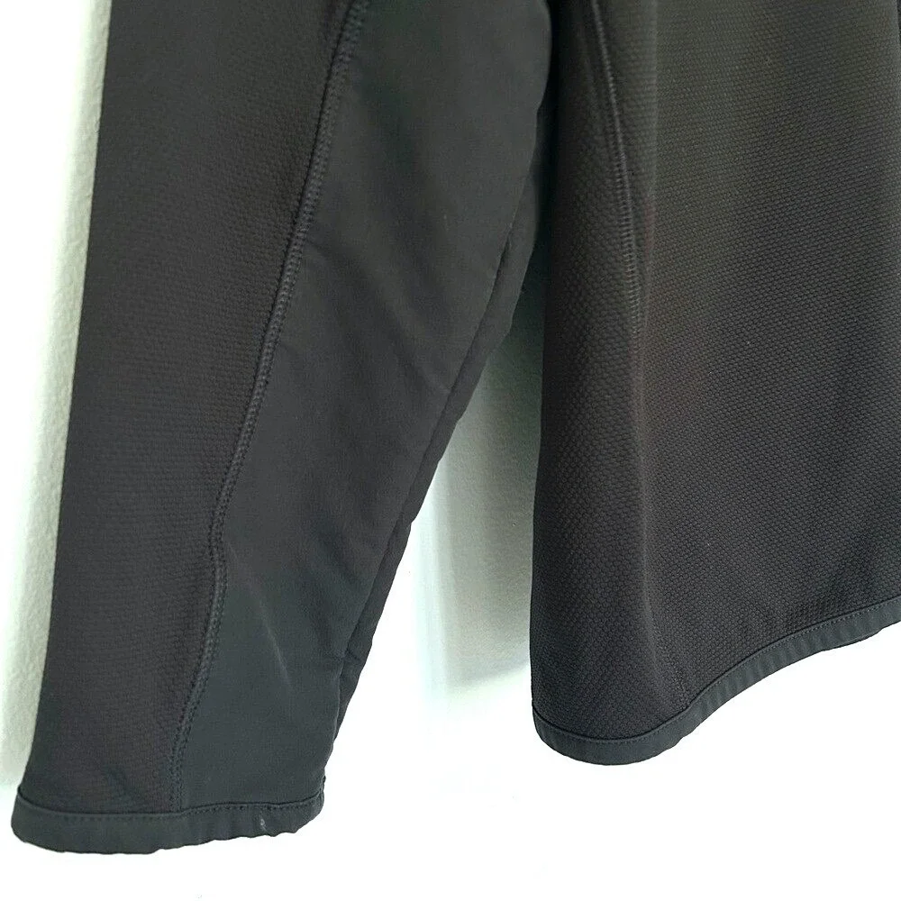 The North Face large‎ men's quarter zip lightweight pullover black jacket